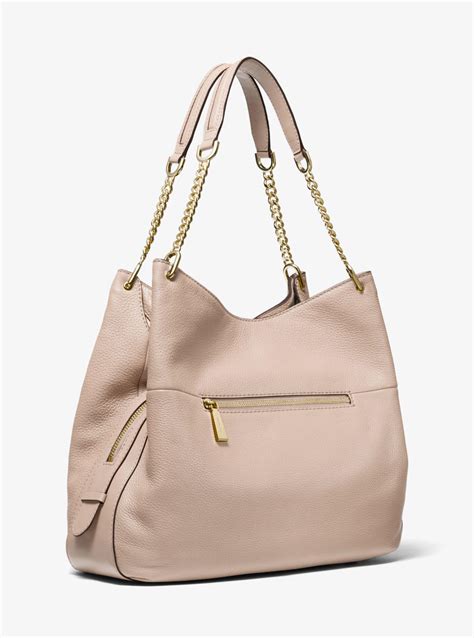 lillie soft lg leather michael kors purse|Lillie Large Pebbled Leather Shoulder Bag .